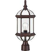 Nuvo 60/4975 Boxwood One Light Outdoor Light Fixture, 19-Inches, Rustic Bronze