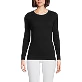 Lands' End Women's Cotton Rib Knit T-Shirt