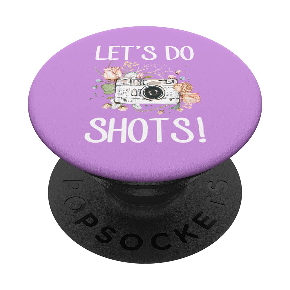 Photographers Dress Camera Wedding Photography Lets Do Shots PopSockets Swappable PopGrip