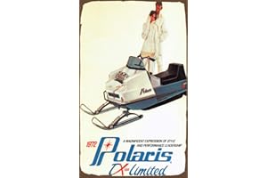 1970 Ski Doo Snowmobile Ads Vintage Style Metal Advertising Wall Plaque Sign Tin Sign Metal Decor Metal Sign Poster 8x12 Inch