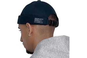 UNDERCONTROL Brimless Sailor Fisherman Leon Hat No Visor Miki Skull Docker Beanie Trawler Tactical Ring Cap for Men & Women