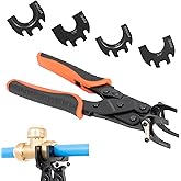 GIANNEER Push to Connect Removal Tool Disconnect Tongs for 1/2”, 3/4”, 1” Push Fitting Pex Removal Tool Improved Version