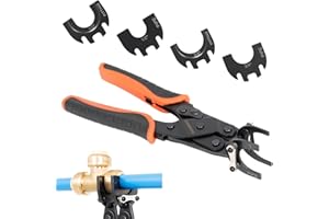 GIANNEER Push to Connect Removal Tool Disconnect Tongs for 1/2”, 3/4”, 1” Push Fitting Pex Removal Tool Improved Version