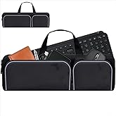 Tanmqin Protective Travel Case for Logitech MX Keys S/MX Keys/MX Keys Mini Wireless Keyboard. Keyboards Carrying Storage Holder with Pocket for Logitech Mouse and USB Receiver (Box Only)