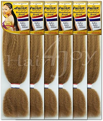 [6PACKS DEAL] Afrelle 100% Kanekalon Jumbo Braid Hair-Amour-NEW BORN FREE (27-STRAWBERRY BLONDE)