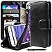 Style4U Motorola Moto G (3rd Gen) Case, Moto G3 Case, Premium PU Leather Stand Wallet Case with ID Credit Card/Cash Slots for Motorola Moto G (3rd Generation) / Moto G3 + 1 Stylus [Black]