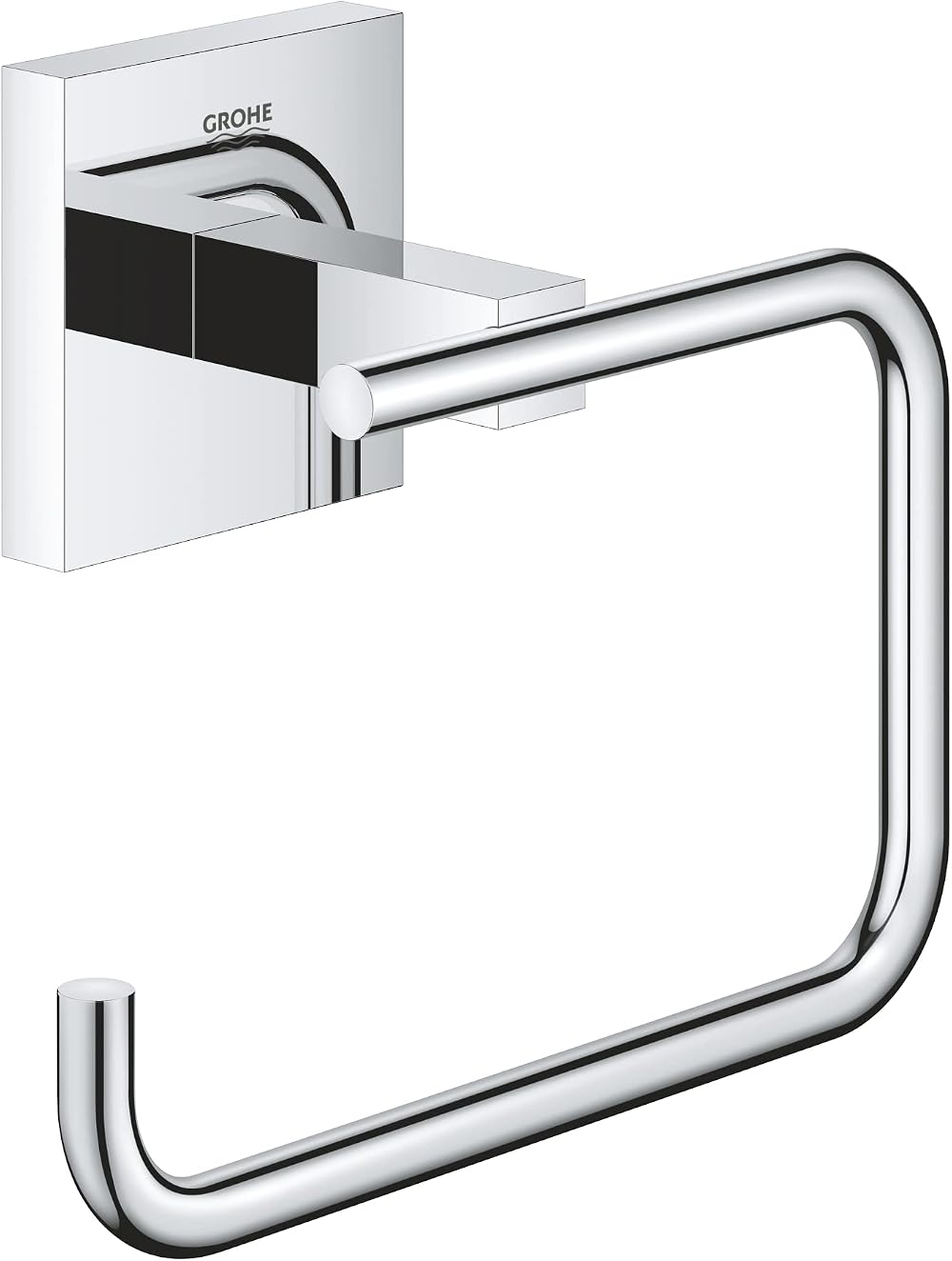 GROHE Start Cube Toilet Roll Holder Wall Mounted Chrome Concealed QuickGlue