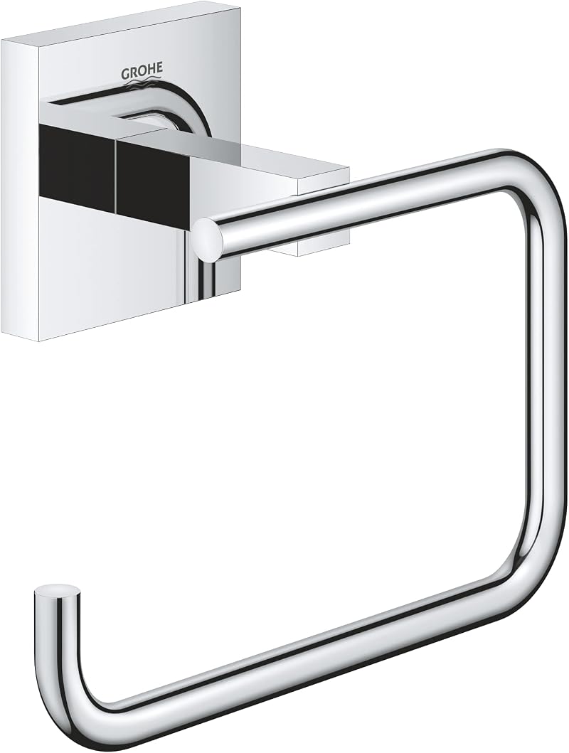 GROHE Start Cube Toilet Roll Holder Wall Mounted Chrome Concealed QuickGlue