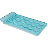 �鶹�� Basics Inflatable Pool Float for Adults, Pool Raft with Quick-Inflate Design, 60.6 x 31.3 inches