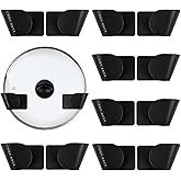 FLANCCI Adjustable Pot Lid Organizer Cabinet Door Kitchen Organization, (6 Pairs) Pot Lid Holder Kitchen Hacks, Pot Lid Organ