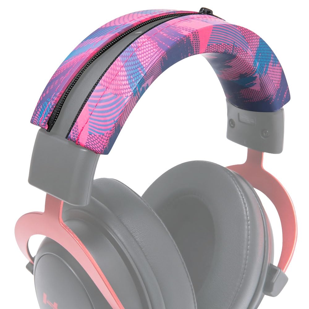 WC BandZ Cloud - Silicone Headband Cover for HyperX Cloud Series Headphones by Wicked Cushions | Enhanced Comfort, Style, & Sweat Protection | Exclusively for HyperX Cloud Series | Speed Racer