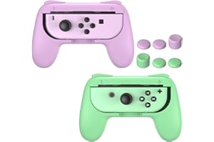 FASTSNAIL Grips Compatible with Nintendo Switch for Joy Con & OLED Model for Joycon, Wear-Resistant Handle Kit Compatible wit