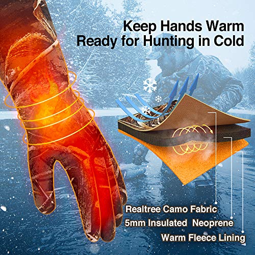 image for TideWe Decoy Gloves with Silicone Textured Surface, Waterproof Insulat