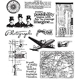 Stampers Anonymous - Tim Holtz - Cling Mounted Rubber Stamp Set - Warehouse District