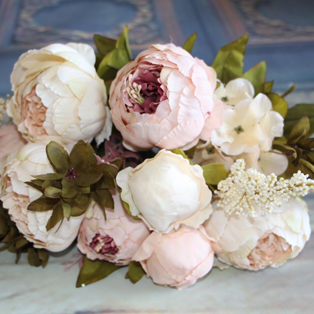 DWE Artificial Peony Flowers - Image 5
