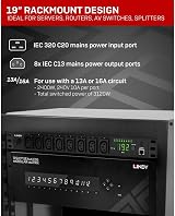 LINDY IPower Switch Classic 8 Remote Power Management 8 Devices 16A 3120W view 3
