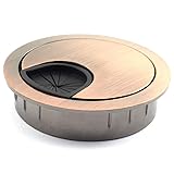 HJ Garden 1pc 2 inch (50mm) Metal Desk Grommets for