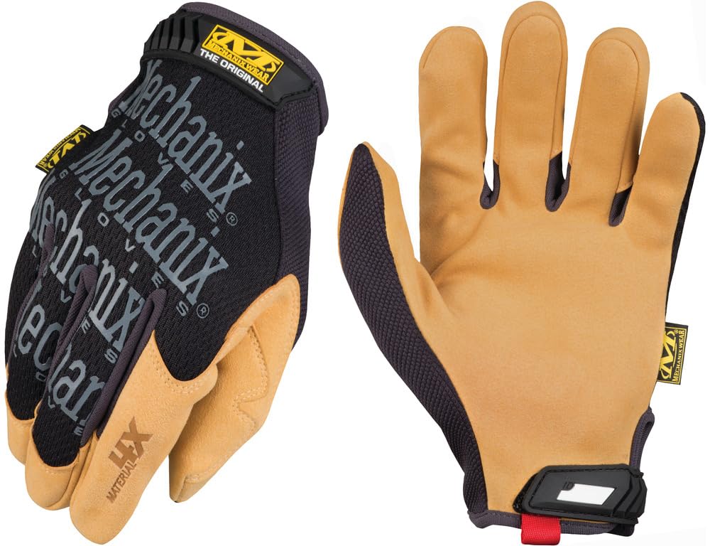 Mechanix Wear - Material4X Original Gloves (Large, Black/Brown) — image 1