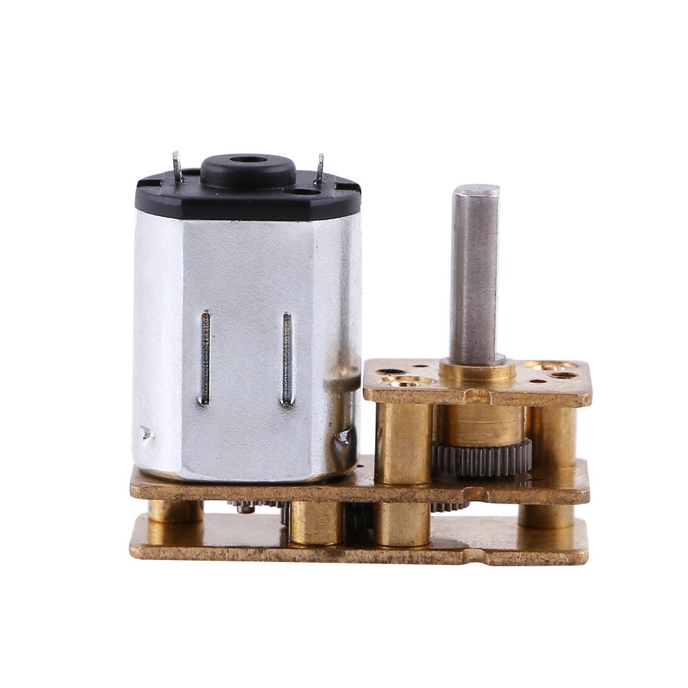 100RPM 6V DC Geared Motor, High Mini Electric Speed Reduction Geared Box for Robot DIY