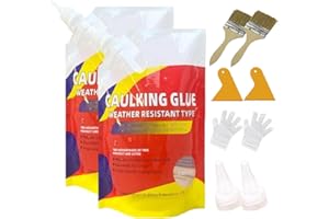 AWTSE Slab Concrete Crack Waterproof Repair Sealant, Crack Repair Waterproof Caulking Glue Weather Resistant Type Adhesive, Quick-Drying Insulating Sealing Adhesive Sealant (2)