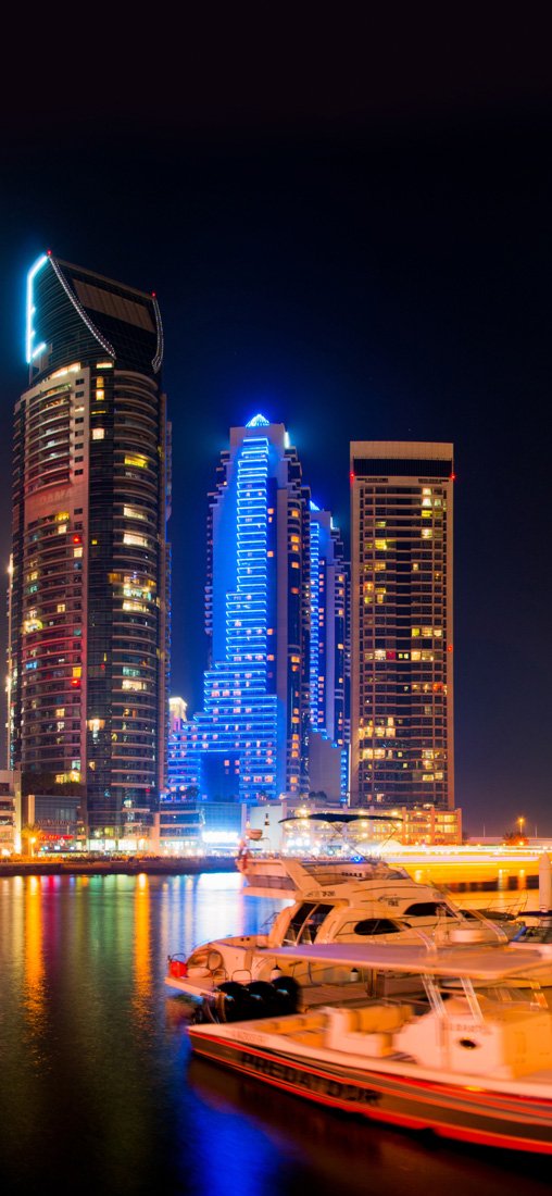 PeelitStickit Dubai Marina City Wallpaper, Wall Mural ID-008, vinyl