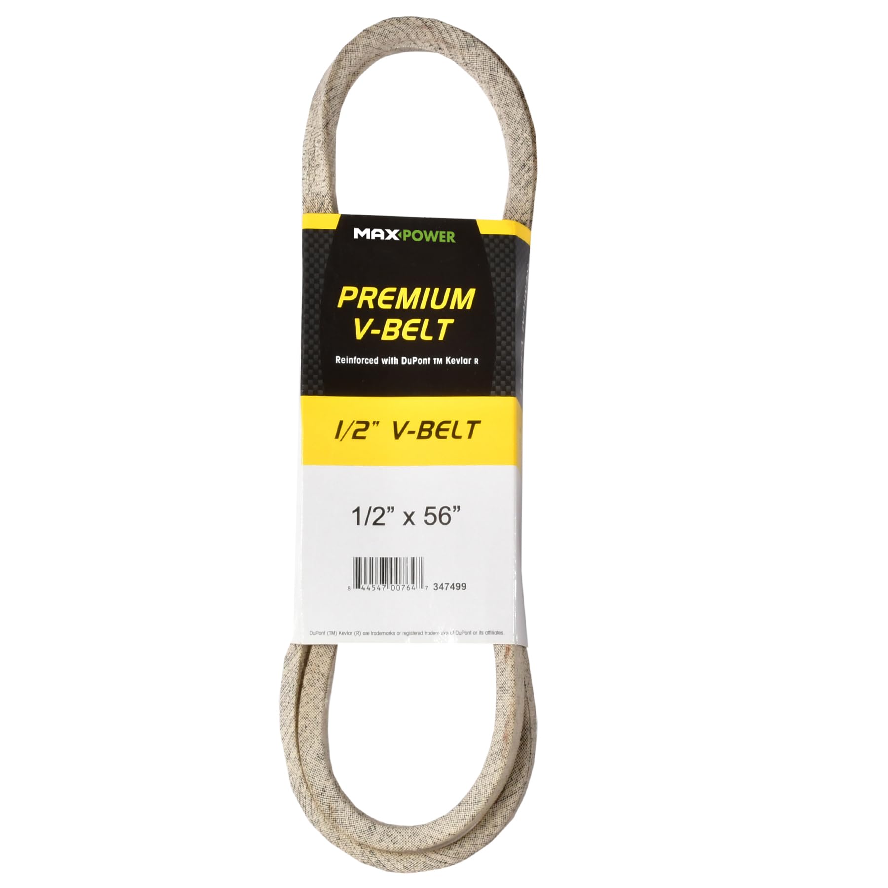 MAXPOWER V-belt 347499, Kevlar reinforced, 1/2 inch x 56 inch, 4L560, outer length L(a) 1420 mm. — image 1
