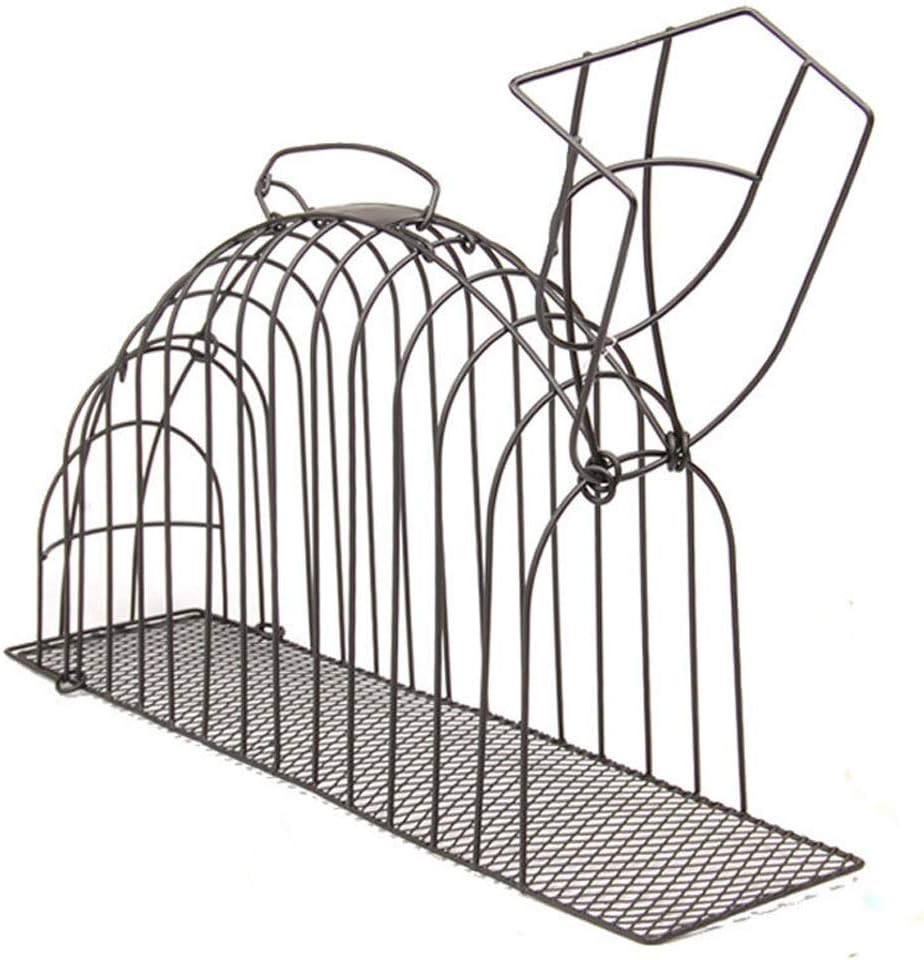 Pet Bath Wash Cat Cage Cat Dog Bath Supplies Bath Bag Iron Bath Cage, Double Door (Color : Black)