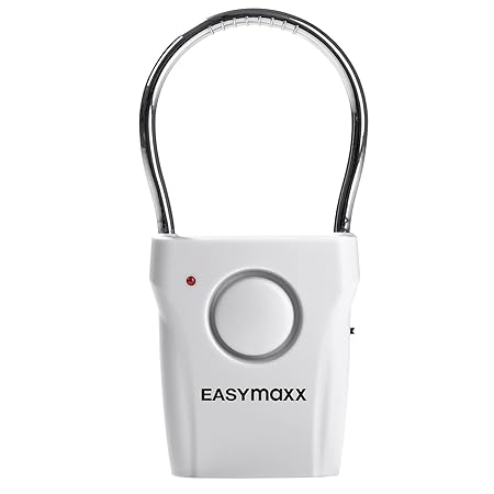 easymaxx 00023 Alarmanlage für Türgriff, Vibrations- und Touch-Sensor, kabellos, 115db