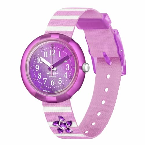 Flik Flak Girl Kids Watch Biosourced Quartz Waterproof Shining Seastar
