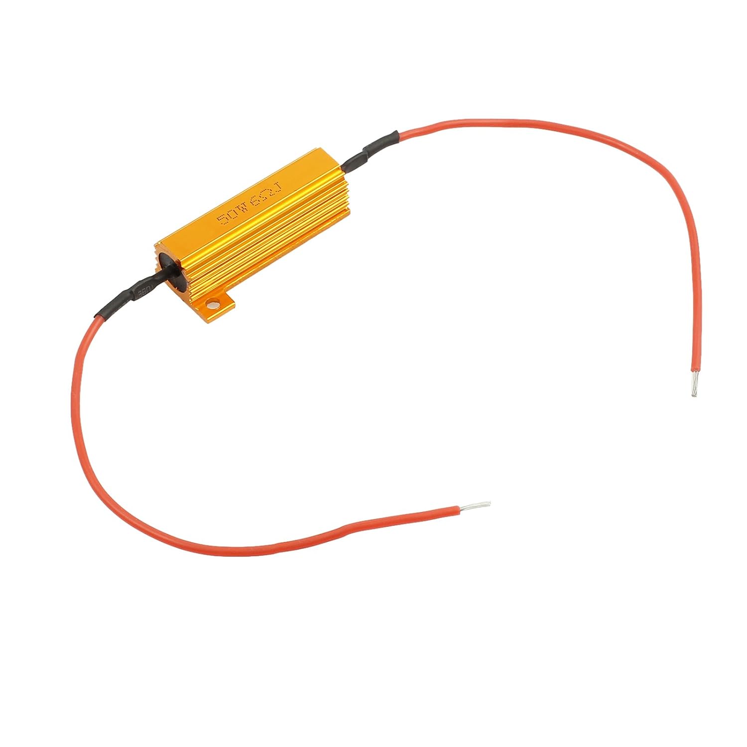 Justech 4pcs 50W 6 ohm LED Load Resistors Bulbs Ballast for Turn Signal