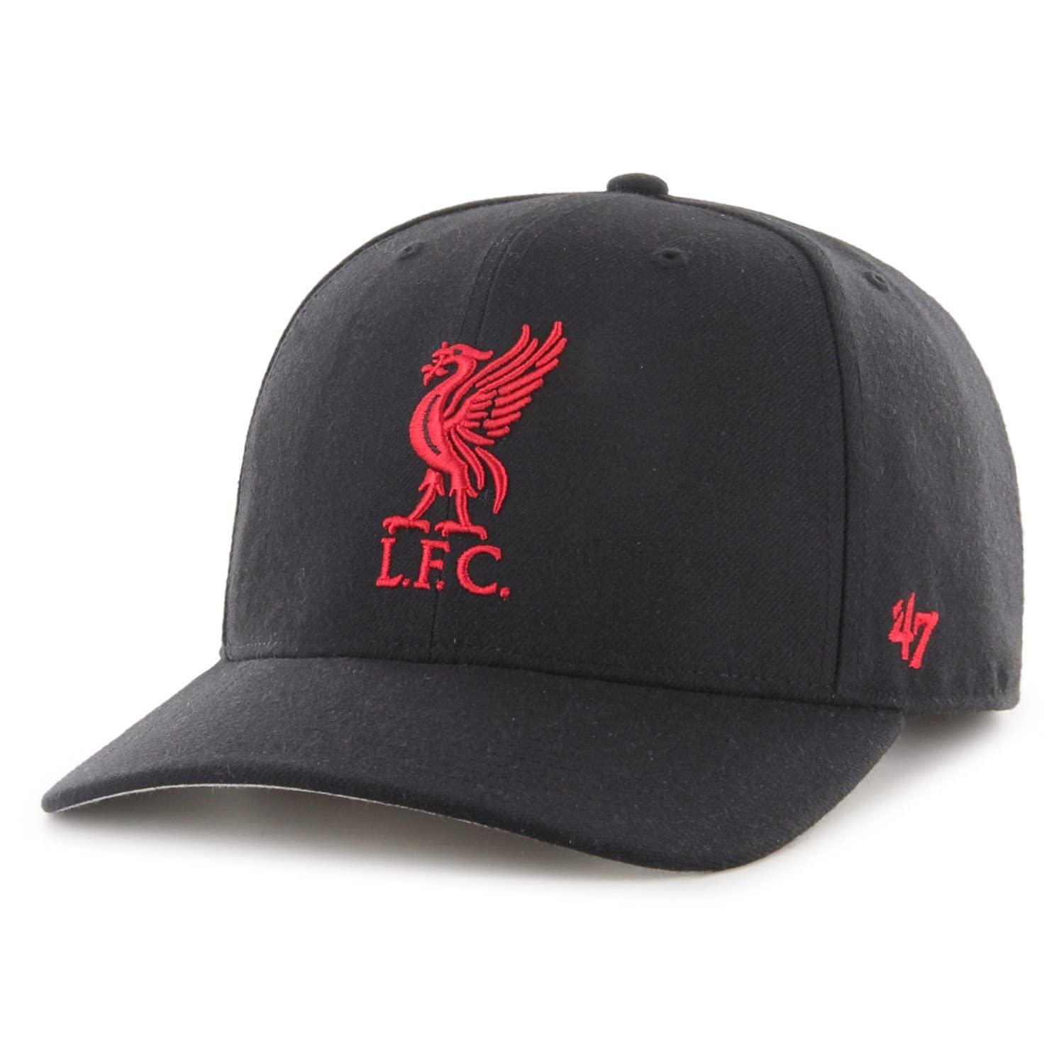 47 Brand Low Profile Snapback Cap - Zone FC Liverpool Black