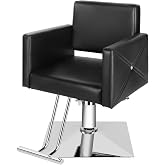Artist hand Salon Chair for Hair Stylist with Heavy Duty Hydraulic Pump | 360 Degree Rolling Swivel, Height Adjustable, Spa Beauty Equipment for Hair Styling Braiding Women Man, Max Load 330 Lbs