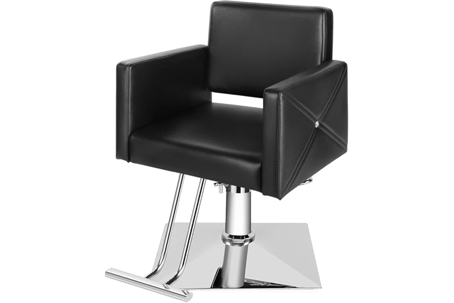 Artist Hand Salon Chair for Hair Stylist, Stylist Chair with Heavy Duty Hydraulic Pump, 360 Degrees Rolling Swivel Spa Beauty Equipment for Hair Stylist Women Man, Max Load Weight 330 Lbs