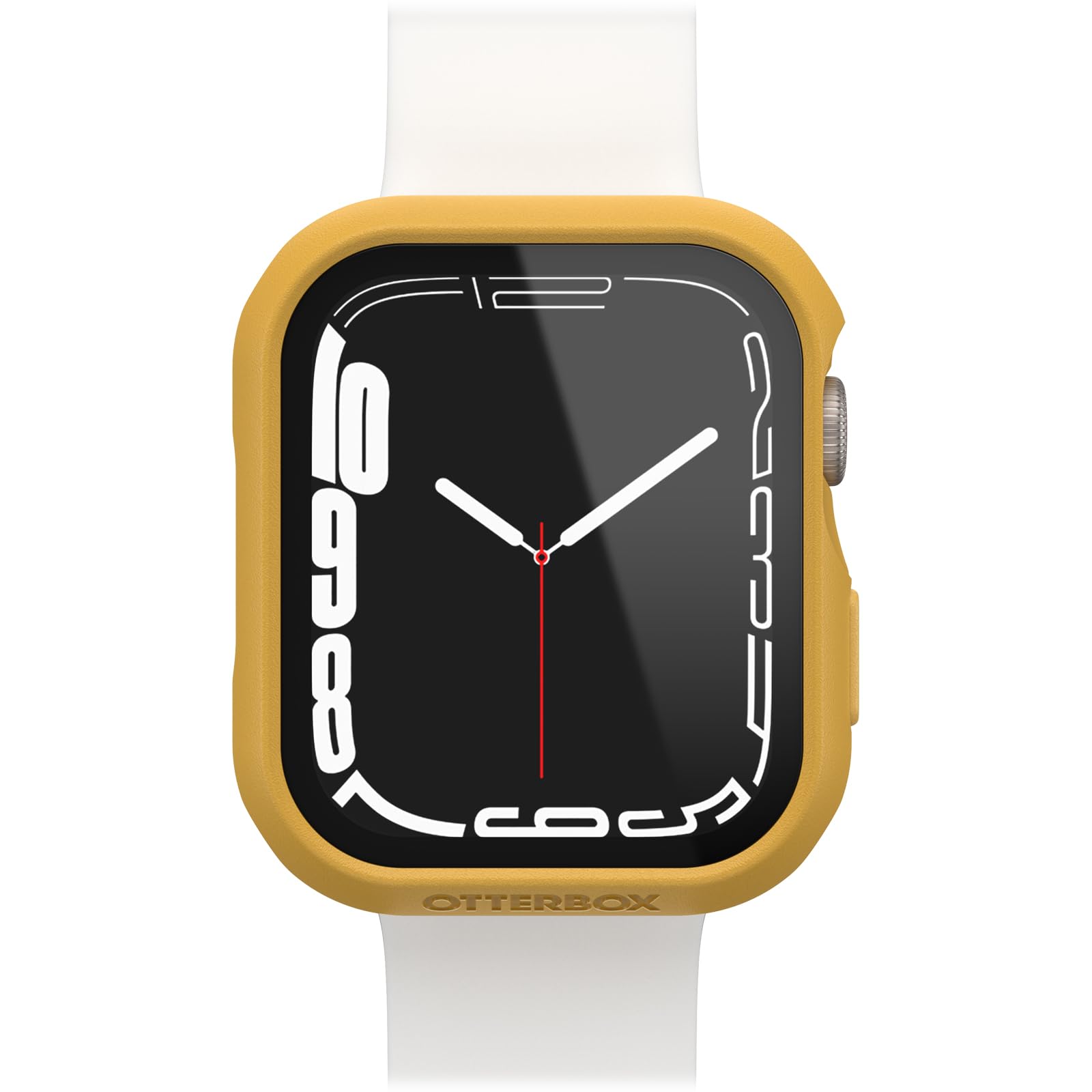 OtterBox Eclipse Bumper with Integrated Glass Screen Protector for Apple Watch Series 9/8/7-45mm, Tempered Glass, Shockproof, Drop Proof, Sleek Protective Case, Yellow
