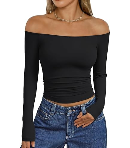 Trendy Queen Summer Off The Shoulder Tops for Women Going Out