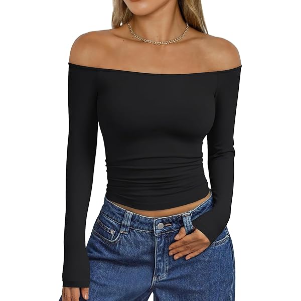 Trendy Queen Summer Off The Shoulder Tops for Women Going Out
