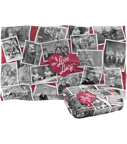 Amazon.com: I Love Lucy Faces Officially Licensed Silky Touch