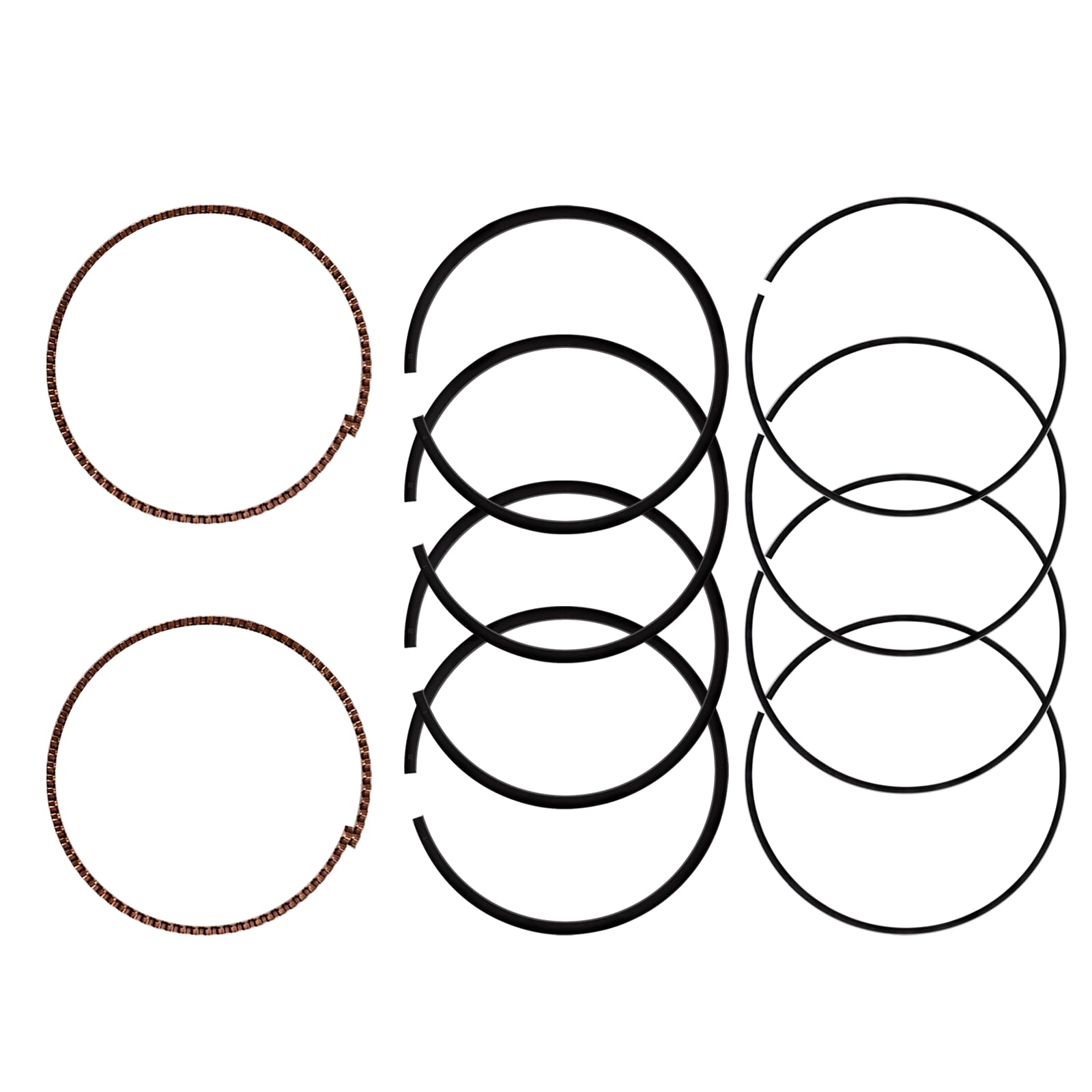 Photo 1 of 24-108-19, 2410819, 24-108-27 Piston Rings Compatible With Kohler Ch23, Cv23(Original Bore 80mm + .008", 1.5mm Rings, Style A)