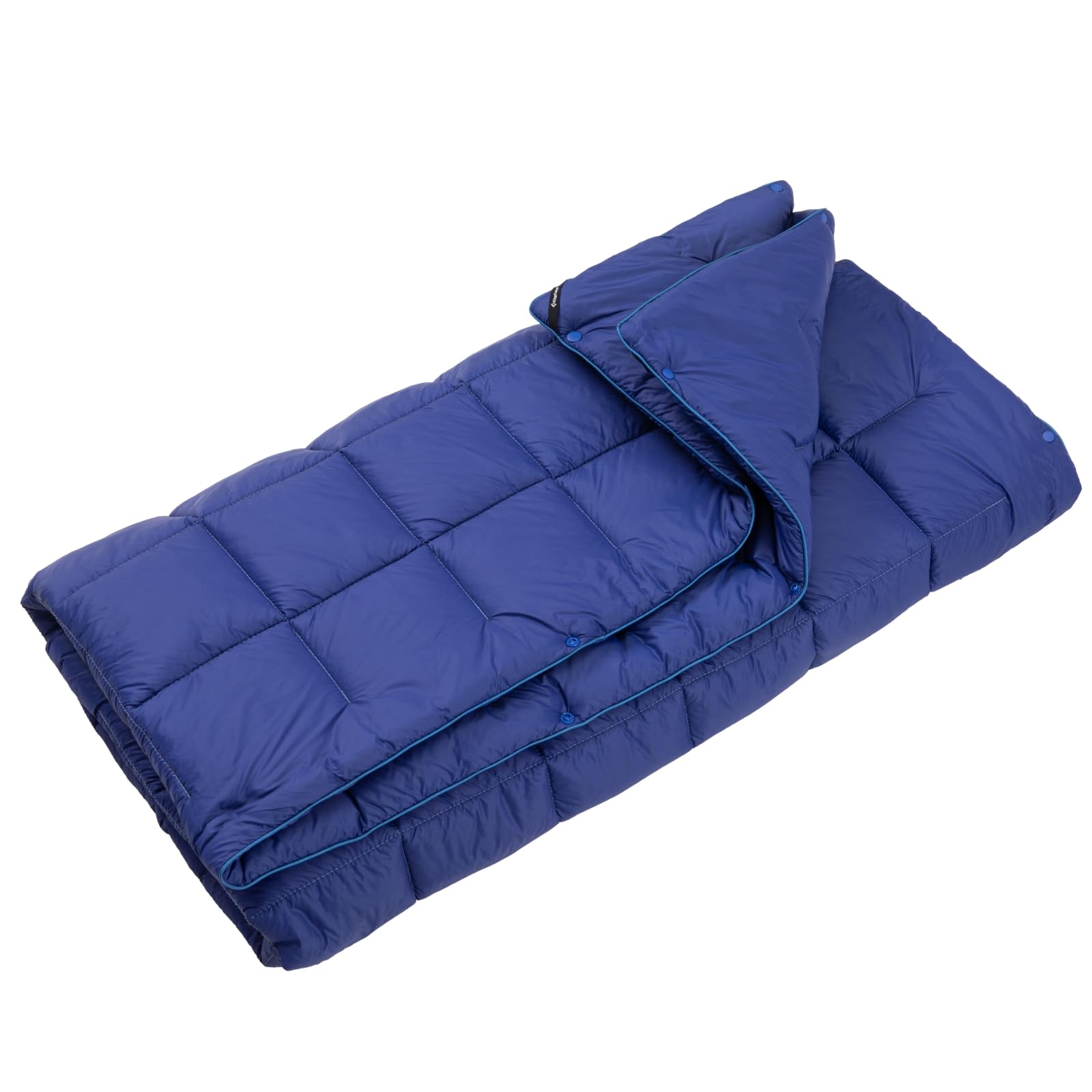 KingCamp Camping Blanket Lightweight Outdoor, Travel Blanket Multifunctional Warm, Sleeping Blankets Ultralight with Snap Button, Sleeping Quilt for Picnics Beach Camping Hiking Car Indoor