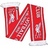 Liverpool F.C. Liverpool FC Jacquard Scarf Established 1892-Red-Bird - Official Merchandise, Red, 152 x 18 cm, Red, 152 x 18 cm