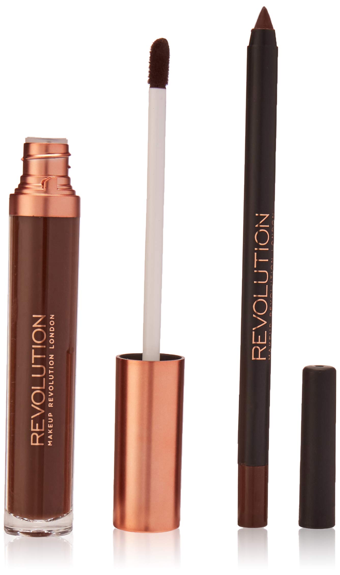 Revolution Beauty London, Retro Luxe, Lip Kit, Matte Glory, 1g + 5.5ml