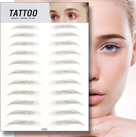 Amazon 4dステッカー 偽眉毛ステンシル タトゥー眉毛ステッカー ヘアライク 素敵 眉毛パッチ かわいい ナチュラル アイブロウパッチ Diy 簡単メイクツール 眉毛ステッカー 眉シール 美容ツール 男女兼用 Jy09 优悠屋 アイブロウ 通販