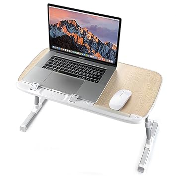 Amazoncom Laptop Desk For Bed Taotronics Foldable Laptop Table