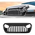 Extreme Off-Road Front Vader Grille Compatible with 2018-2025 Jeep Wrangler JL & 2020-2025 Gladiator JT, w/o TrailCam (Glossy Black)