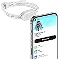 Popl Rope Band - Digital Business Card Bracelet Wearable - Tap to Share NFC & QR Code - iPhone & Android (White)