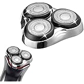 Universal Rotary Shaver Replacement Head Compatible with Remington Shaver Razor Parts for Series R3,R4,R5,R6,R7,R8,SP-3141 and SP-5161 Foils (Silver/1Pack)