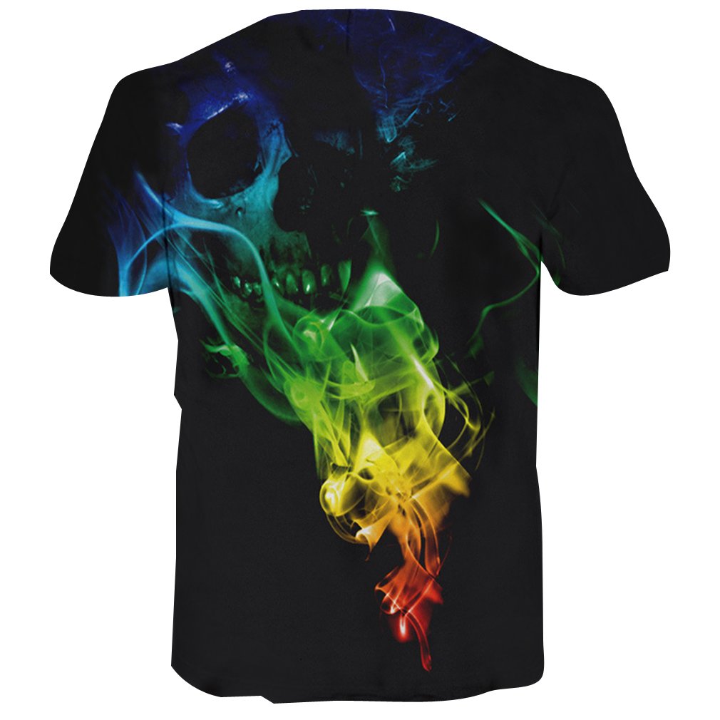 NEWISTAR Unisex 3D Druckten Sommer-beiläufige Kurze Hülsen-T-Shirts T-Stücke