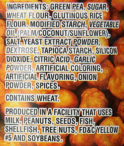 HAPI SNACKS, SPICY SRIRACHA PEAS, 9.9 OZ