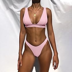 Bathing Suits for Women Deep V Neck Sexy Two Piece