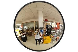 Zzmop Security Signaling Observation Mirror Panoramic Monitoring Acrylic Mirror for Ceilings or Walls - Panoramic View of The Store Anti-Theft Traffic Mirror